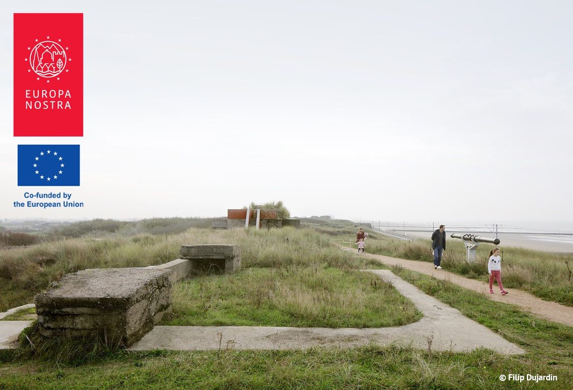 foto van de locatie op het duin