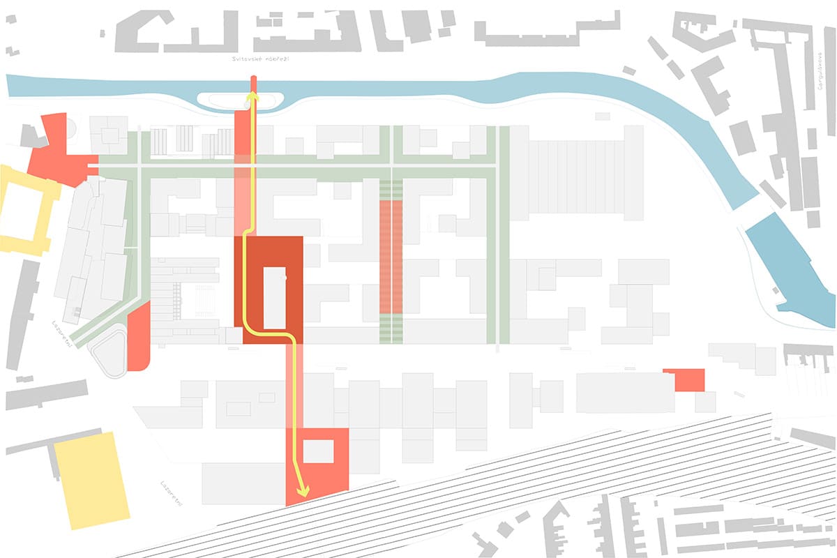 Concept - Network of pedestrian friendly streets